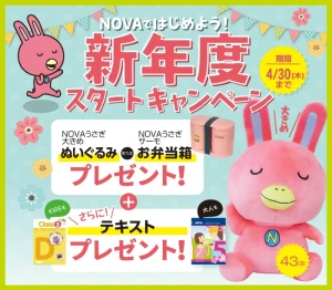 🍡🍺4月入会キャンペーンとテキスト切り替わりのお知らせ🐰🌸